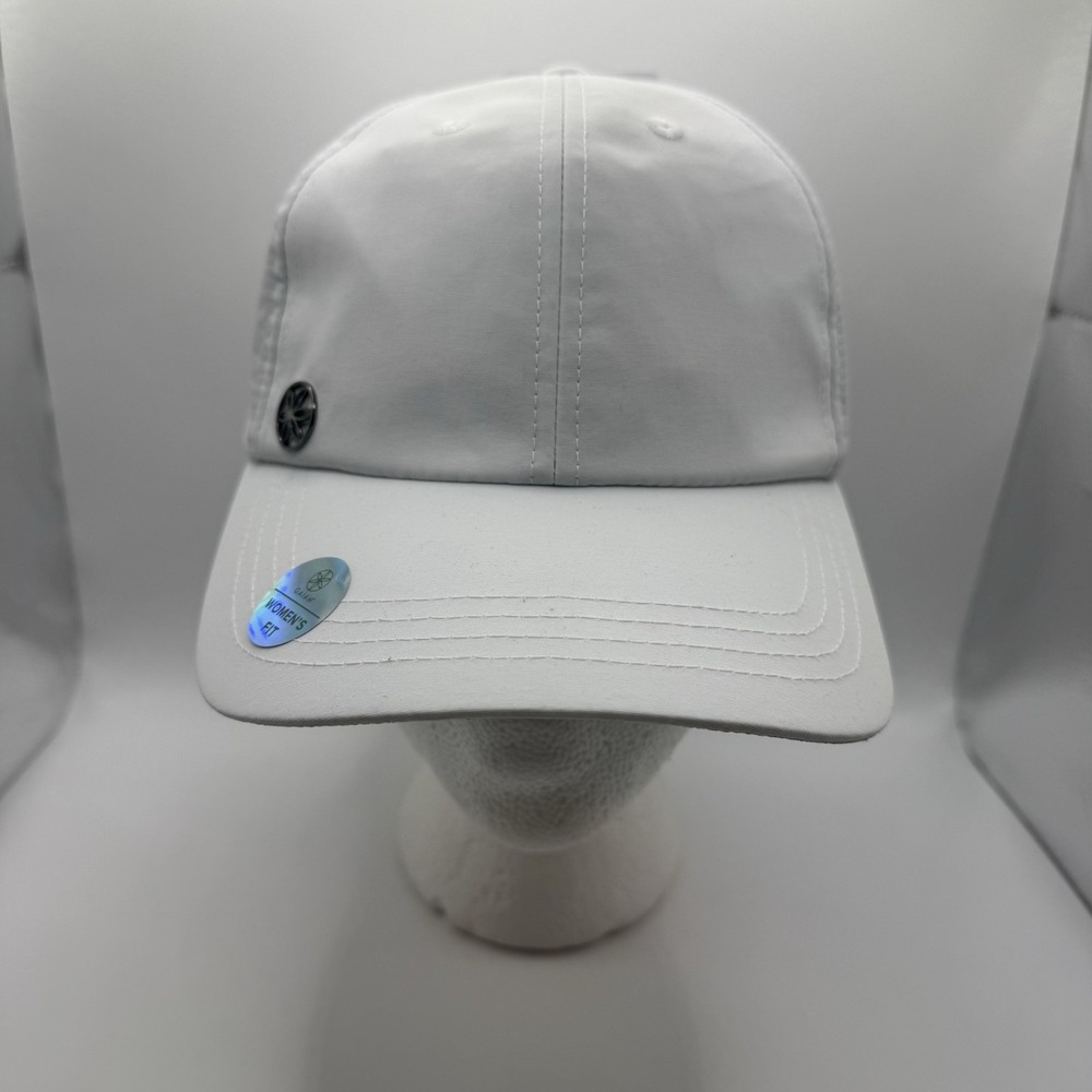 Gaiam Womens Classic Fitness Hat Off White Adjustable Performance Cap 05-63916